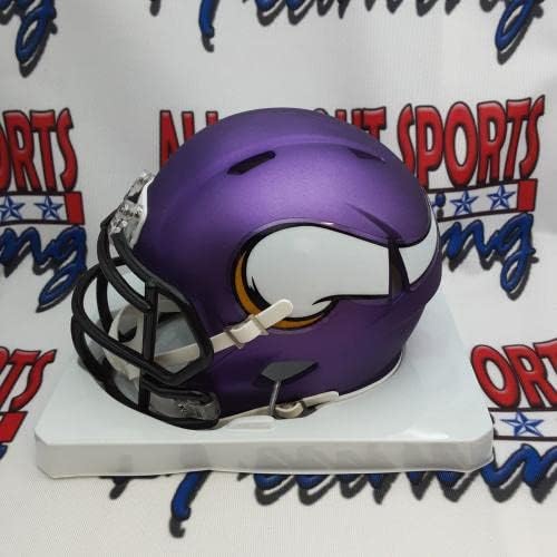 KJ Osborne Authentic assinou o mini capacete autografado JSA. - Capacetes NFL autografados