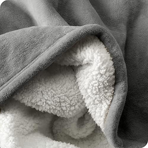 Cobertor de Fleece Sherpa Bare Home - Twin/Twin Clanta extra longa - cobertor para cama, sofá, sofá, acampamento e viagem -