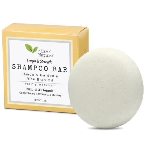 / Liv/ Nature Shampoo Bar - Barra de xampu levemente perfumada feita com ingredientes naturais, fortalecendo a barra