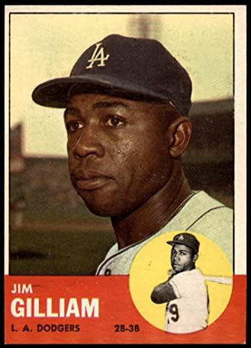 1963 Topps Baseball 80 Jim Gilliam Excelente por Mickeys Cards