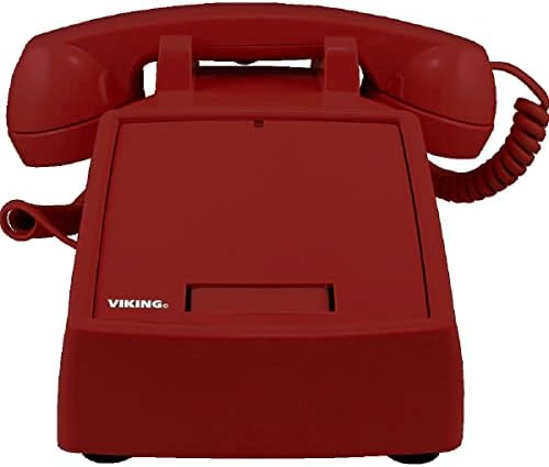 Viking Hot Line Desk Phone - vermelho