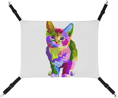 CAT Hammock Color Cat Bed Chain Janela de gaiola Holding Space Economizando para pequenos animais de estimação