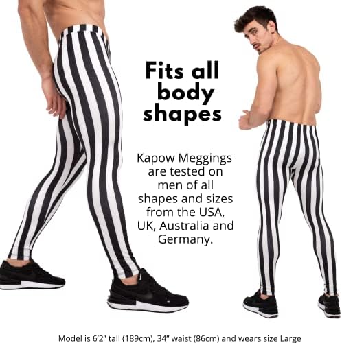 Kapow meggings as leggings masculinas originais