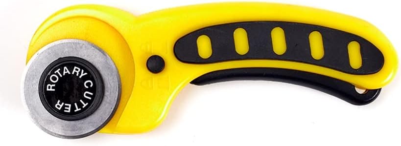 MSR Importa cortador rotativo de mão - Facilmente corte tecido, couro ou papel - alça ergonômica