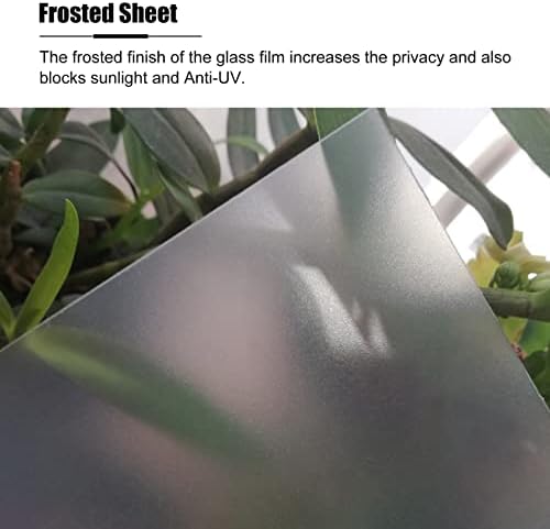 Folha de acrílico fino, placa de vidro de plástico transparente transparente fosco para imagens de reposição de vidro/números/projetos