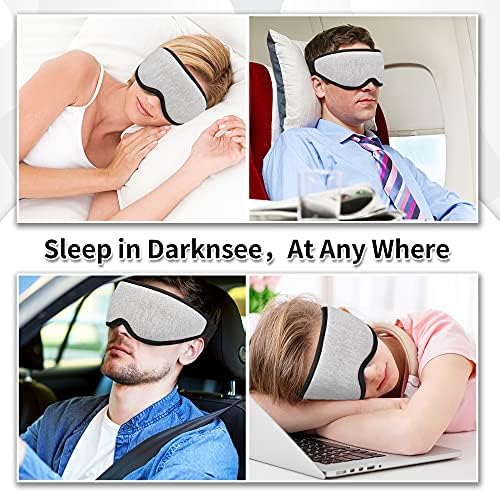 Máscara para os olhos do Smoott Sleep para homens, mulheres com contornos em 3D Máscara para dormir e vendimento,
