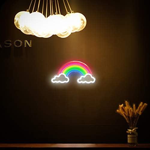 Oye Hoye Neon Rainbow Light, Festival Decoração de parede LED SILH