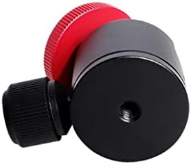 Câmera Solustre Mount Mini Câmera Câmera Adaptador de Câmera de Alumínio Cabeça Mini Tripod Head Black Black