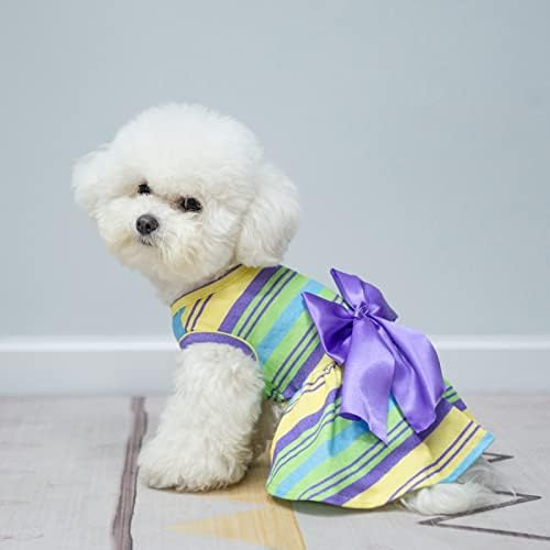 Vestidos de cachorro K9meme para cães médios pequenos garotas algodão, vestidos de cachorro macios roupas de cachorro fêmea,