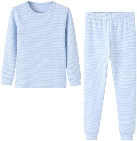 Enfants chérris criança pijamas meninos meninos algodão quente pjs para crianças, 24m-6 anos