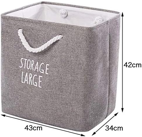 Cesta de poliéster de cesta de armazenamento sfysp cesta ou lixeira com alças duráveis ​​de algodão