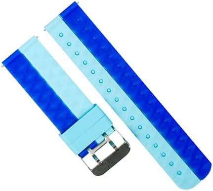 Azsxlg 4 pack infantil banda para gizmo relógio de relógio Banda, faixa de 20 mm Strap Silicone Silicone Remessão rápida bandas
