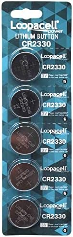 Loopacell 15 genuíno CR2330 3V Baterias de moeda de lítio 2330