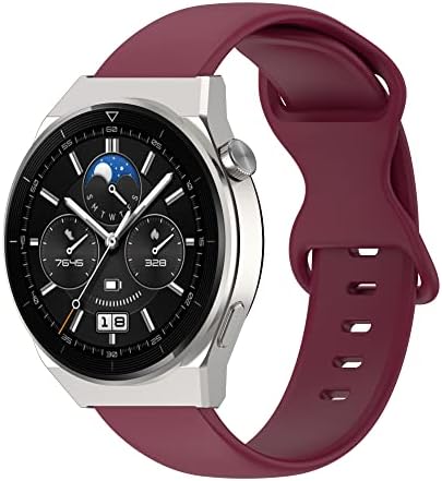 Selas de relógio Ninehorse Compatível com Withings Scanwatch 42mm, Soft Silicone Smart Watch Bands Ajustável Banda de lançamento