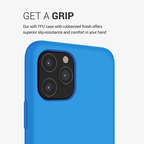 Caixa Kwmobile Compatível com Apple iPhone 11 Pro Case - TPU Silicone Top Top com acabamento suave - Radiant Blue