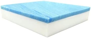 Foamrush 6 x 20 x 20 Cool Gel Memory Foam Espolstery Square Cushion Medium Firm