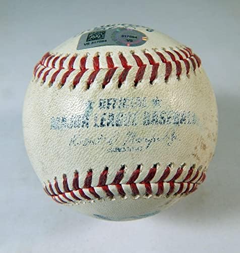 2021 San Diego Padres no jogo Rockies usada Baseball Branco Almonte Frazier Go - Game Usado Baseballs