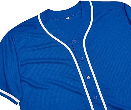 Xweare Men's Blank Baseball Jersey But uma camisa de manga curta Hip Hop Hipster uniformes esportivos coletivos
