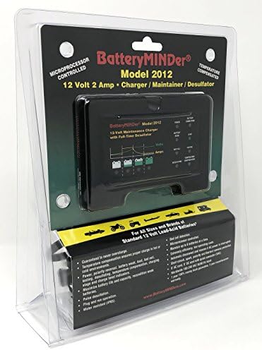 Batteryminder 2012: carregador de bateria de 12 volt -2, mantenedor de bateria e dessulfador de bateria - projetado para