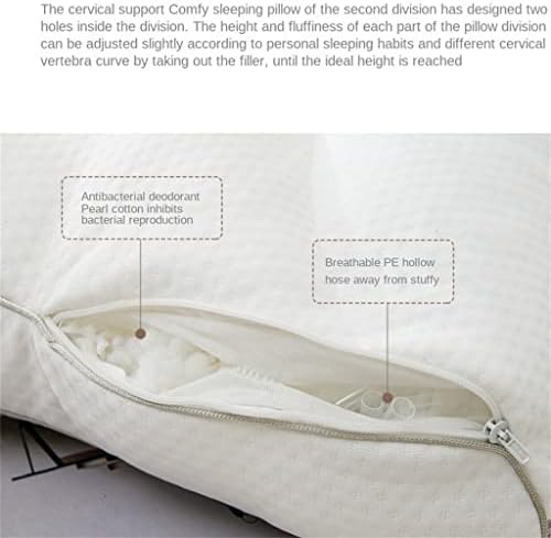 KXDFDC Cervical travesseiro, apoio de cabeça ajustável para proteger o auxílio para dormir, travesseiro de cabeça ajustável de travesseiro