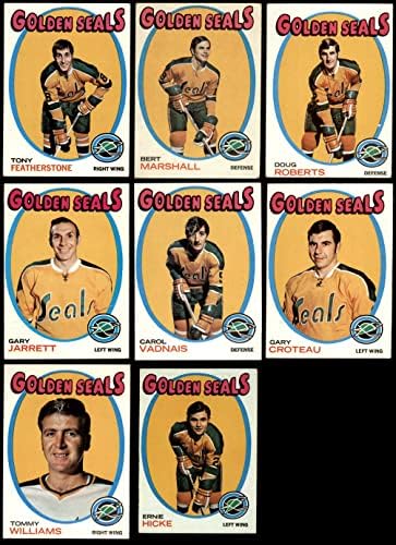 1971-72 Topps California Golden Seals perto da equipe definida California Golden Seals GD+ Golden Seals