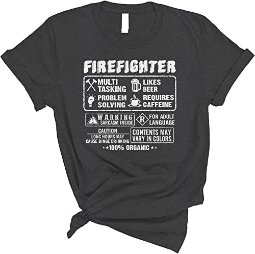 Camiseta personalizada de moni Sparky, camiseta de bombeiro, camisetas masculinas de bombeiro, camisetas de bombeiro para homens