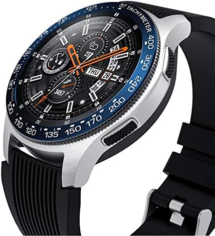 Pinhen Buzel Styling Compatível com Samsung Galaxy Watch Relógio de 46 mm de moldura Tampa do anel de anel de anel de anel