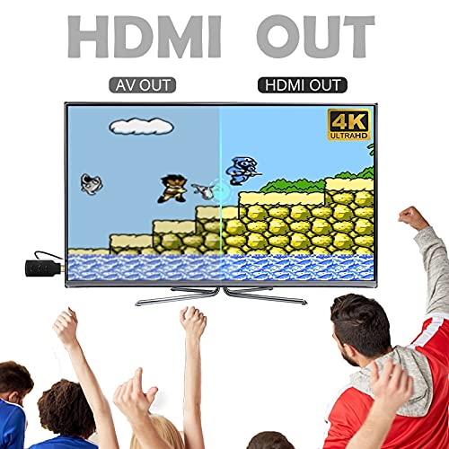 4K HDMI Mini TV Video Game Console Dual 2.4G Controller
