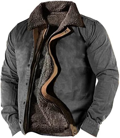 jaquetas de inverno pxloco para homens, casacos de espessura quentes, compostos compostos de lã de lã de lã de lã de lã de