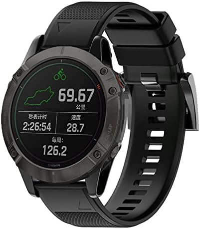 Neyens Sport Silicone Watch Band Strap para Garmin Fenix ​​7 7x 6x 6 Pro 5x 5 mais 3hr 22 26mm EasyFit Raplel Release