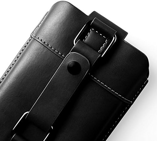 Bolsa de couro retro PU elegante com fivela de fivela de mini capa do coldre de celular com um slot de cartão adequado para