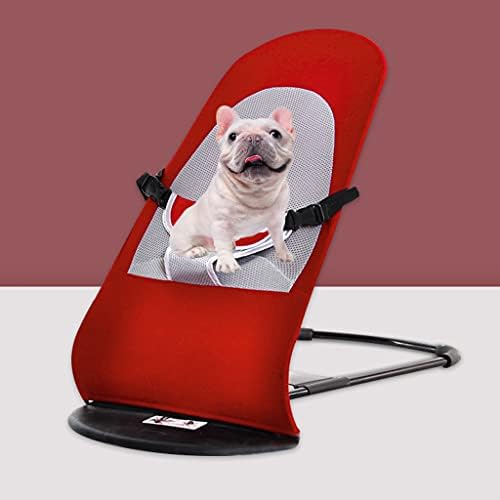 Cadeira de balanço de salto de animais de estimação HQBL com altura ajustável, cama de gato/cachorro com centro de malha, ninho