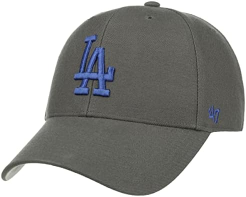 '47 Los Angeles Dodgers Charcoal Gray MVP Wool Hat Cap ajustável