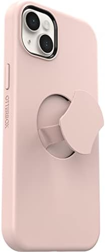OtterBox iPhone 14 Plus OtterGrip Symmetry Series Case - Feed Me Blush, Grip embutido, capa elegante, Snaps para MagSafe,
