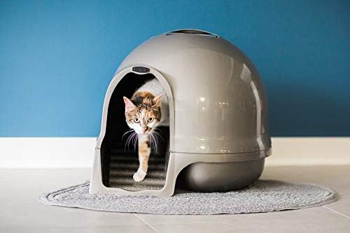 Petmate Booda Clean Step Cat Box Dome - Titanium