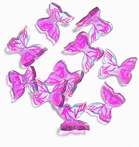 123 pregos 20pcs Nail Art 3d glitter borboleta colorida colorida tridimensional jóias de borboleta acessórios de unhas de unha decoração