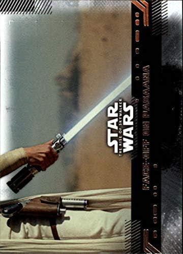 2019 Topps Star Wars The Rise of Skywalker Série Um 61 Face-off no Pasaana Trading Card