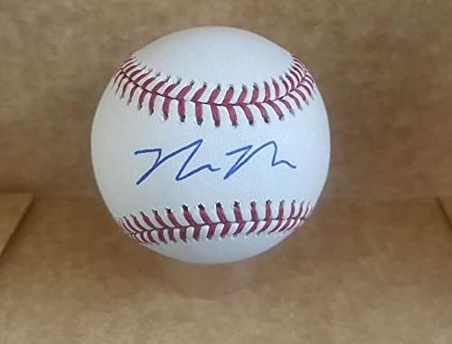 Max Meyer Marlins assinou autografado M.L. Baseball Beckett R98278