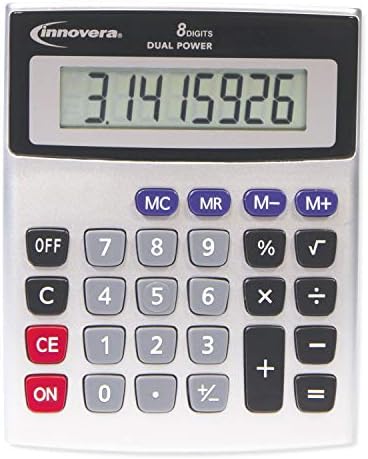 NONREA 15927 Calculadora portátil Minidesk, LCD de 8 dígitos