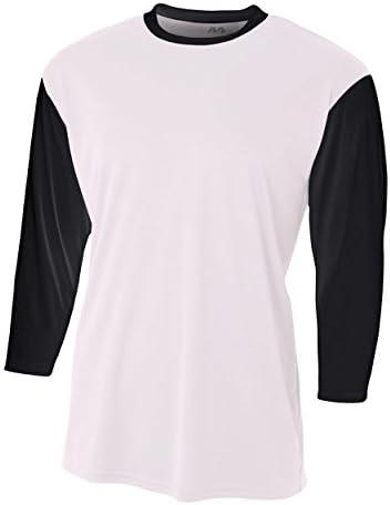 Novo! Wicking Cool-Base Baseball/Softball 3/4 Sleeve Raglan 2-Color Utility Undershirt/Shirt/Jersey
