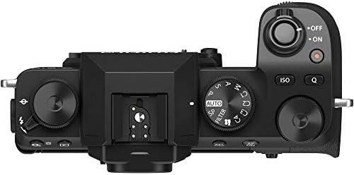 Fujifilm X-S10 Pacote de corpo da câmera digital sem espelho, inclui: Sandisk 128 GB Extreme Pro Memory Card, Bateria de Fujifilm