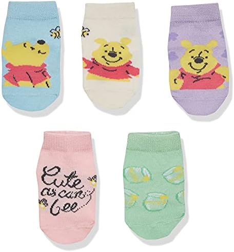 Winnie the Pooh Baby 5 Pack Shorty Socks