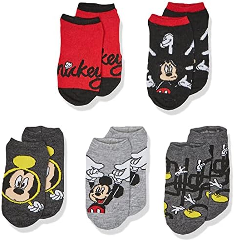 Disney Baby-Boys Mickey Mouse 5 pacote sem meias de show