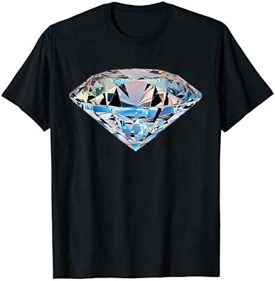 Camiseta gráfica de jóias de diamante legal de diamante