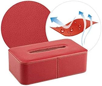 Box de tecidos Caixa de tecido de couro de luxo bombeamento para carros de escritório em casa automotivo