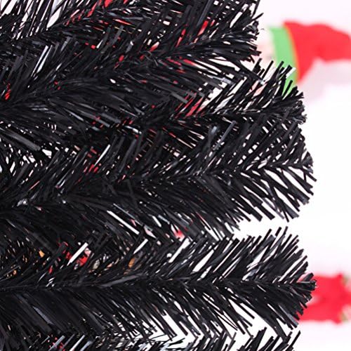 Árvore de Natal Artificial do Bestoyard com Stand 60 cm Decorações de festa em casa preto
