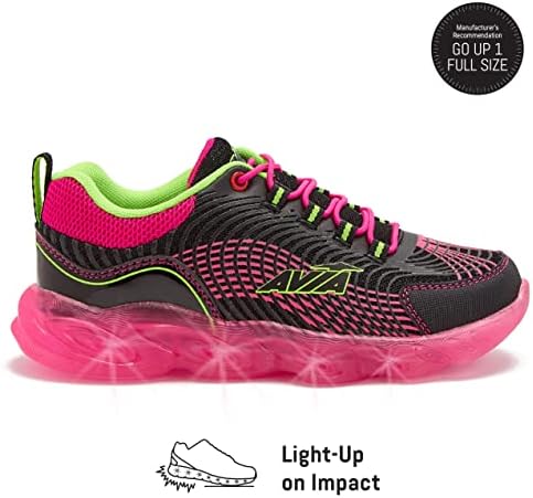 AVIA IGNITE SLIPE ON LED Light Up Sneakers - Tênis leve
