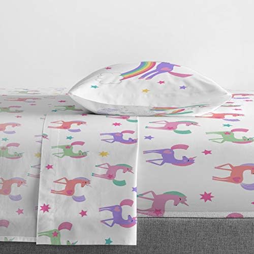 Jay Franco Trend Collector Believe 4 peças para crianças de 4 peças Conjunto de cama - Inclui consolador e lençol - cama de microfibra