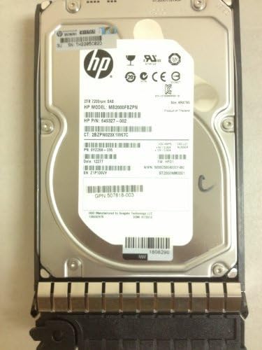 HP 508010-001 2TB 7200RPM SAS-6GBITS 3.5 HD-507616-B21