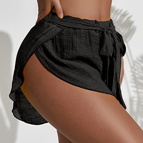 Shorts para mulheres de verão casual lounge confortável shorts de praia de colorido solto shorts altos shorts shorts atléticos